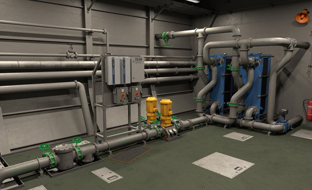 The DESMI OptiSave Simulator projects savings