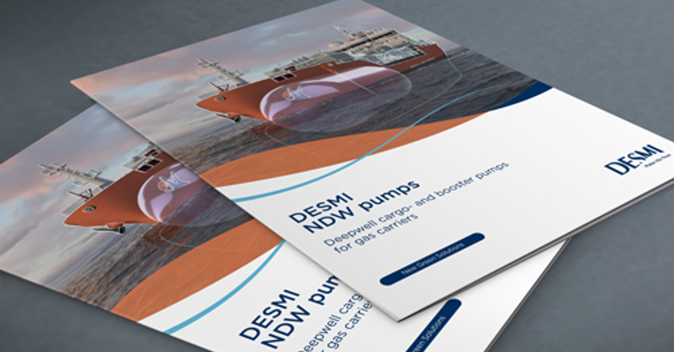 包含DESMI NDW泵用于气体运输船和增压泵的宣传册。