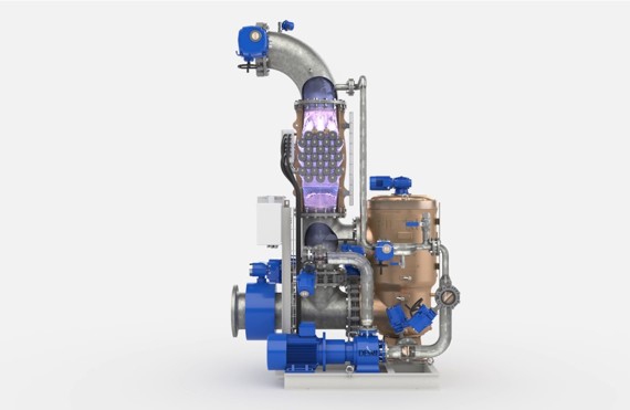 DESMI CompactClean Ballast Water Management System for marine fluid handling.