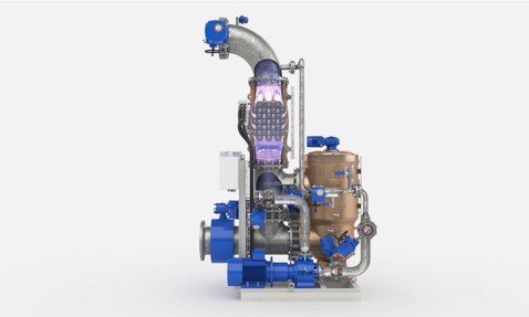 DESMI CompactClean压载水管理系统用于船舶流体处理。