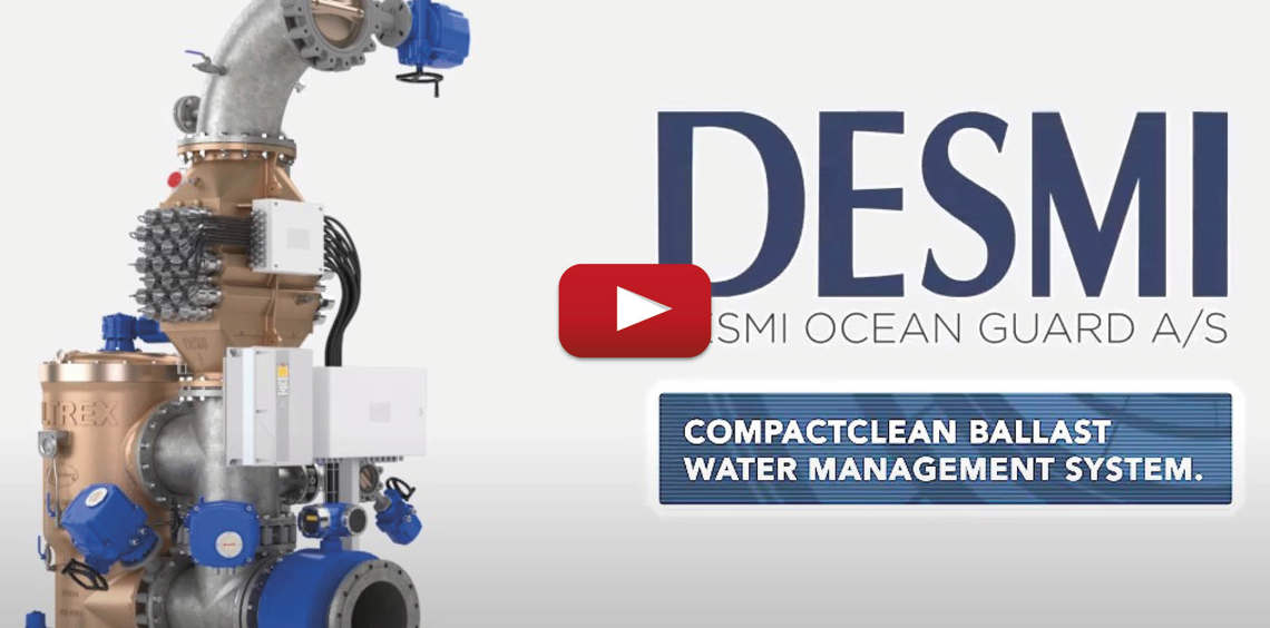 DESMI CompactClean ballast water management system for fluid handling.