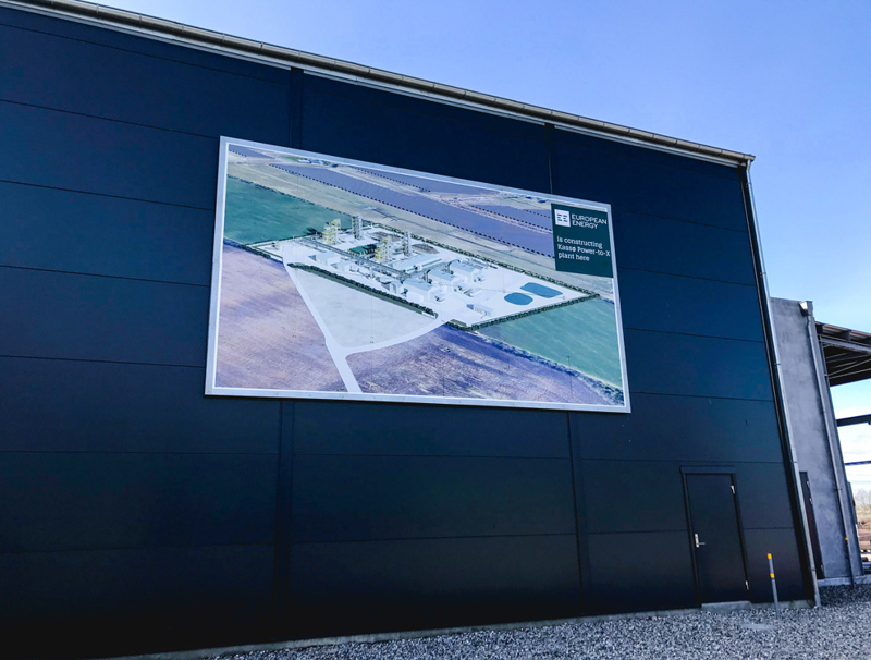 Map over Power-to-X plant in Kassø