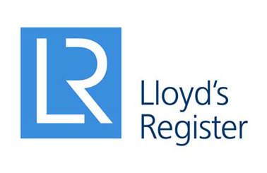 Lloyd's Register logo with blue "LR" initials and text.