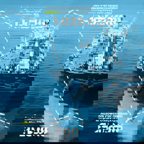 大型船舶展示使用和不使用Optisave技术的能耗对比。